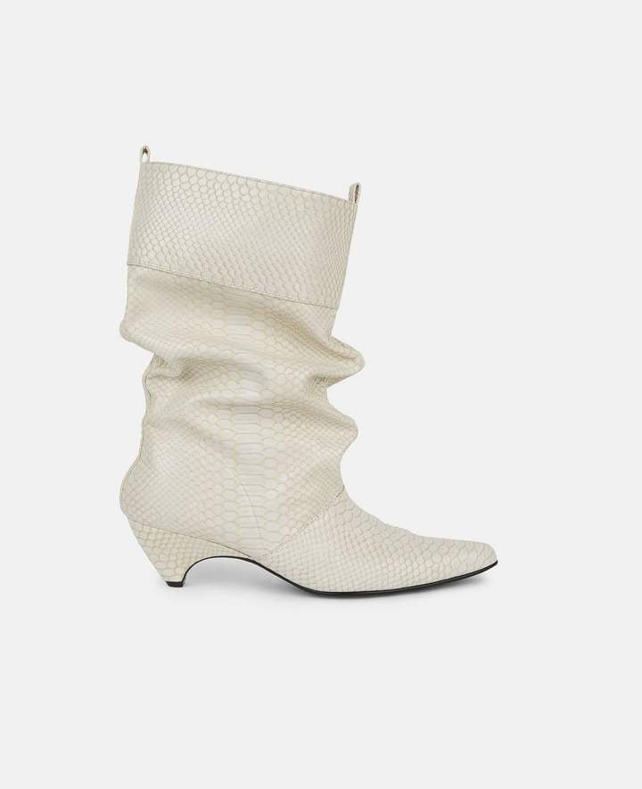 Stella McCartney White Slouchy Boots