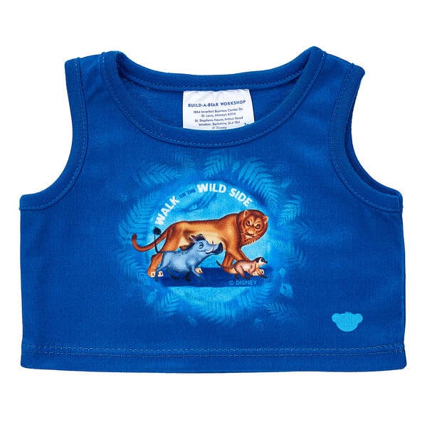 Disney The Lion King Blue Build-A-Bear Tank Top