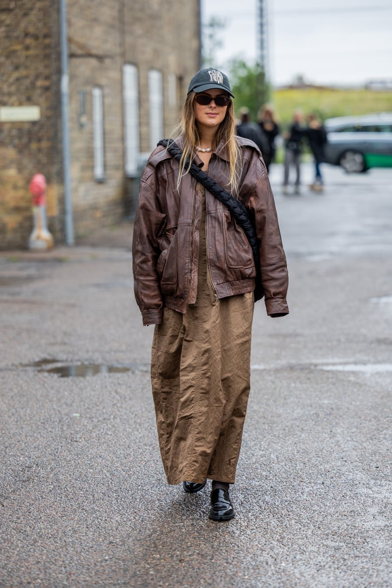 Copenhagen Fashion Week Street Style Spring 2024 Trend: Brown