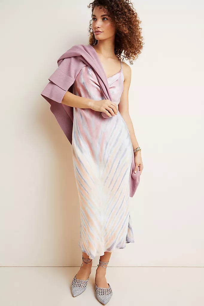 Cowl Neck Slip Maxi Dress