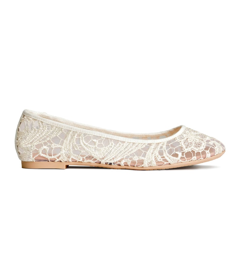 H&M Lace Ballet Flats