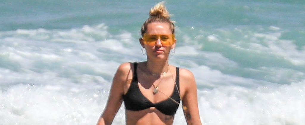 Miley Cyrus and Liam Hemsworth at the Beach Jan. 2018
