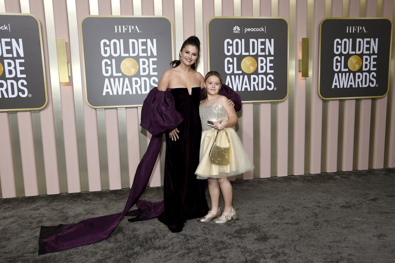 BEVERLY HILLS, CALIFORNIA - JANUARY 10: 80th Annual GOLDEN GLOBE AWARDS -- Pictured: Selena Gomez arrives to the 80th Annual Golden Globe Awards held at the Beverly Hilton Hotel on January 10, 2023 in Beverly Hills, California. --  (Photo by Kevork Djanse