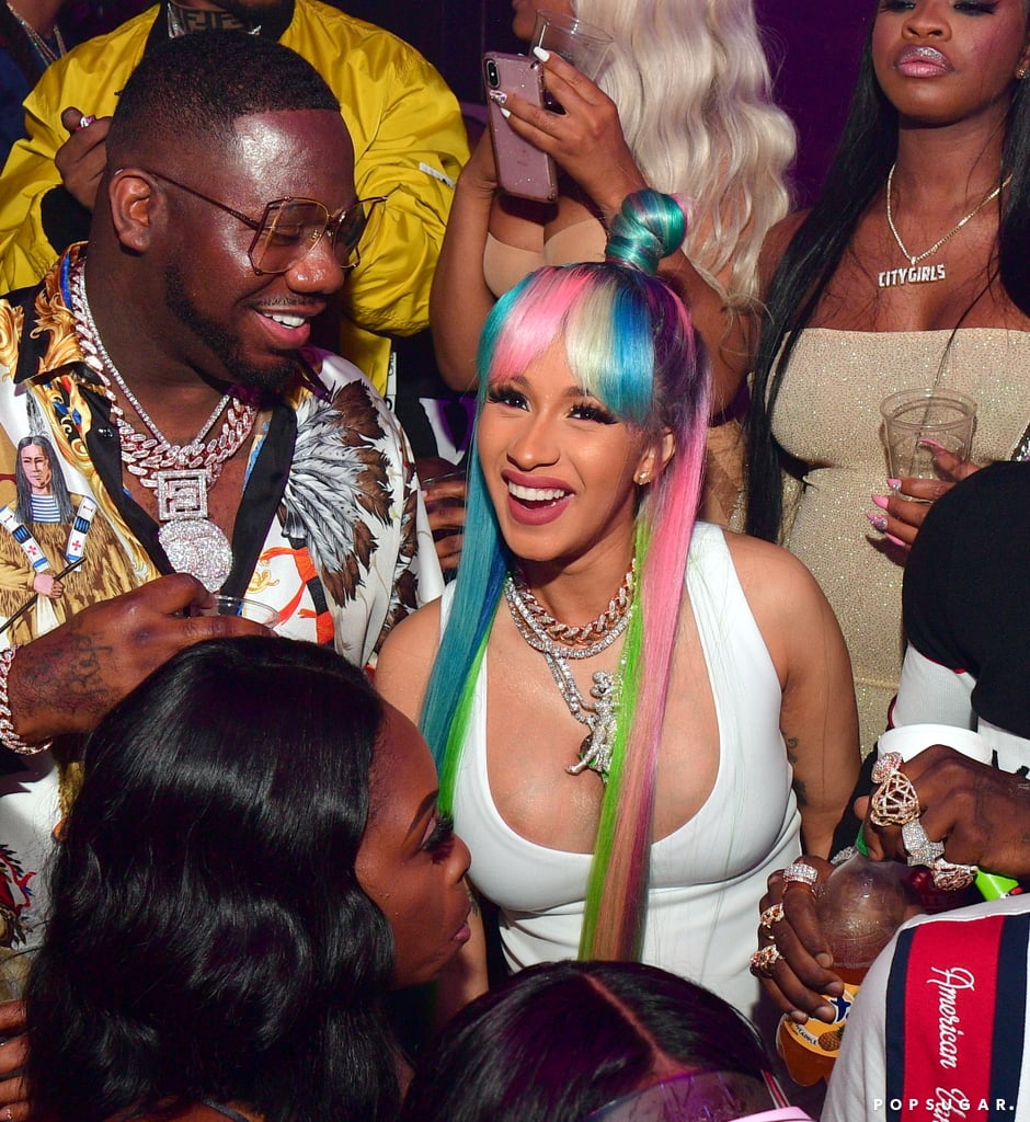 Cardi B at Pierre Thomas's Birthday Party in Atlanta 2018