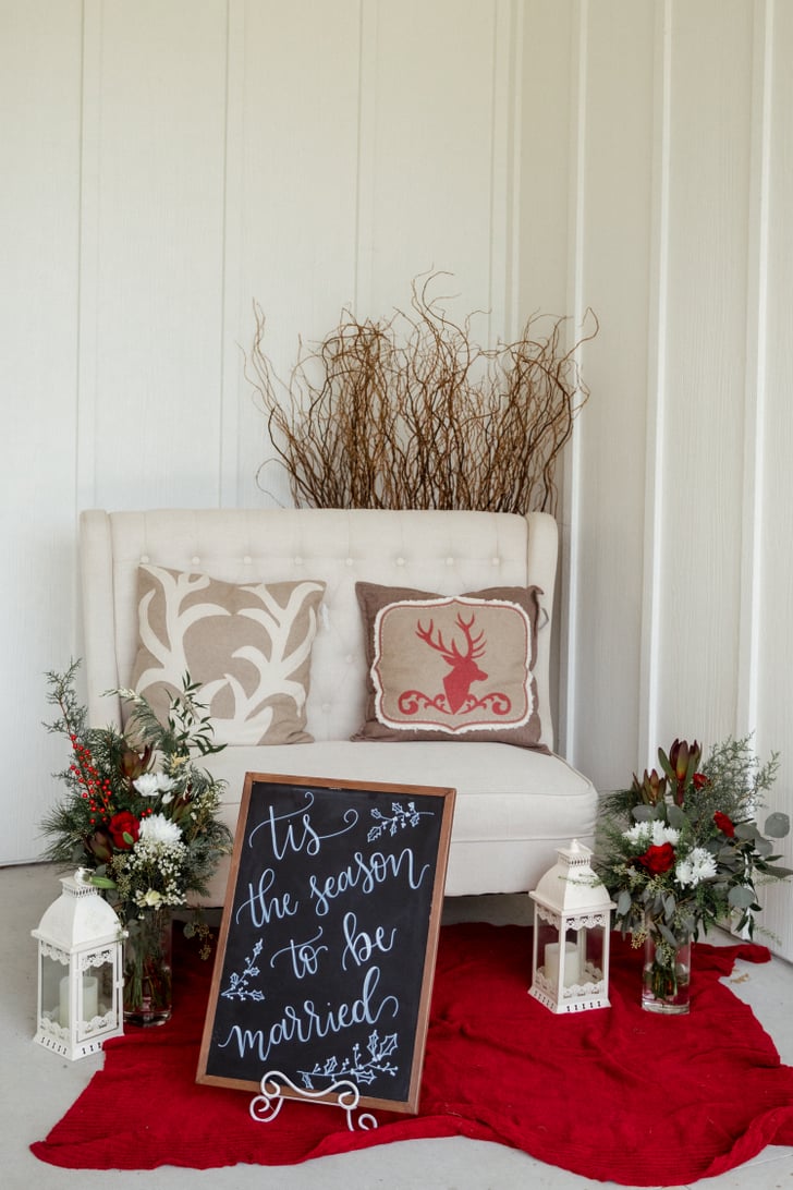 Modern Farmhouse Christmas Wedding Ideas Popsugar Love And Sex Photo 61