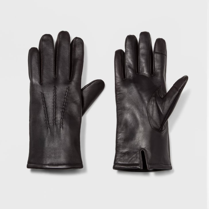 Men's Basic Leather Dress Glove With Thinsulate Lined Gloves Best Target Gifts For Men