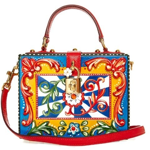 Dolce & Gabbana Dolce hand-painted floral-print box bag ($2,758)