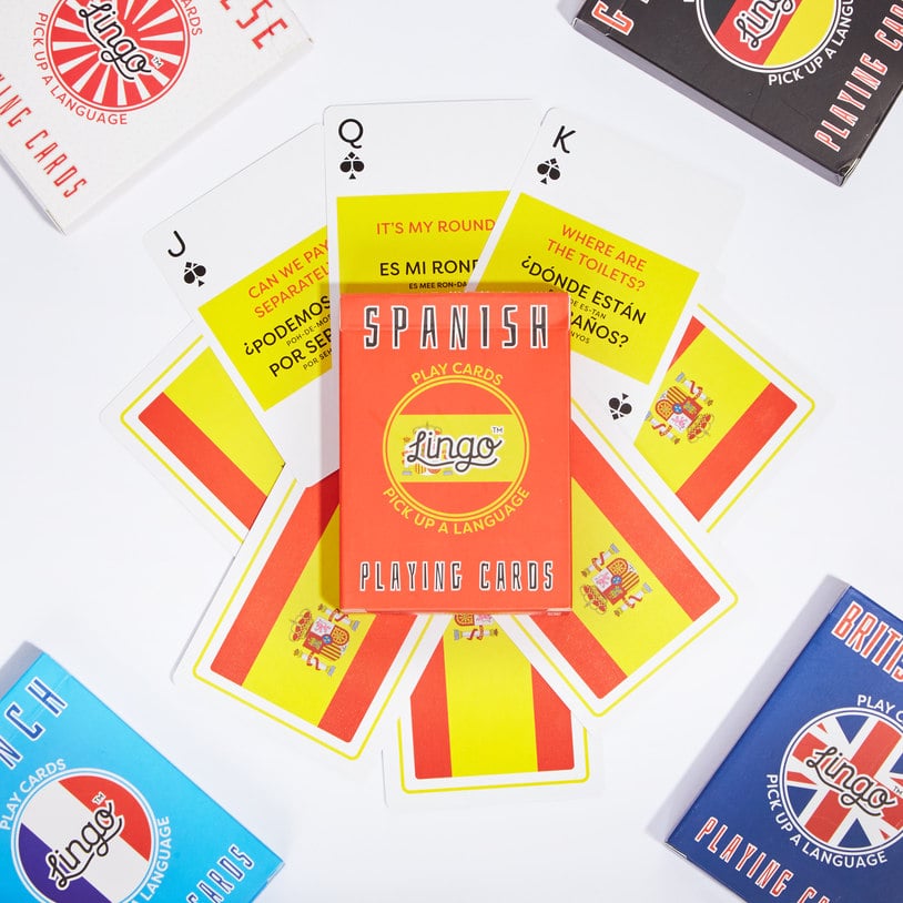 British Slang Lingo Playing Cards