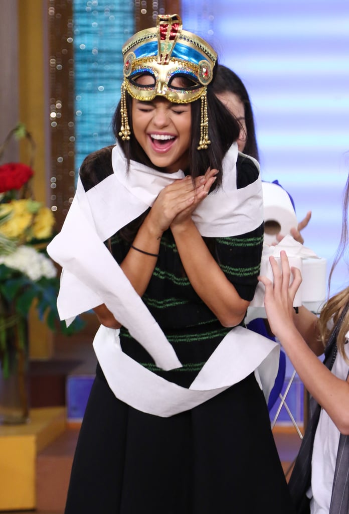 Selena Gomez on the Set of Despierta America