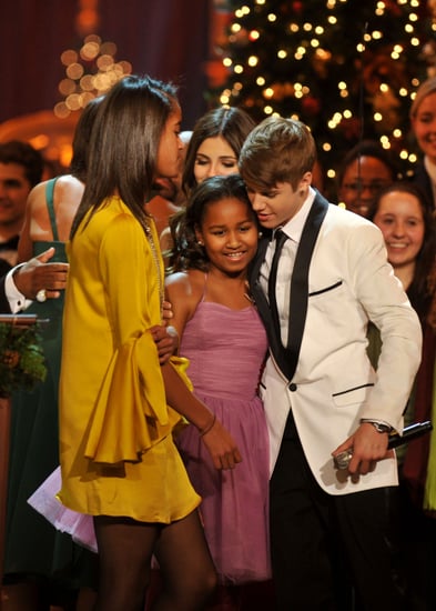 Malia And Sasha Obama S Pictures With Celebrities Popsugar Celebrity