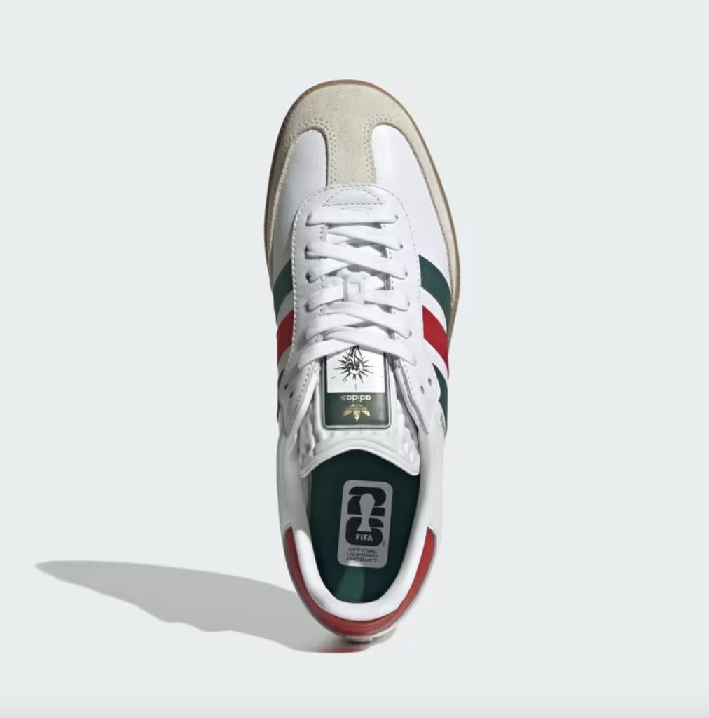 Adidas Samba OG Shoes ($110)
Spotted on Styles himself, these shoes are basically pre-approved for tour life. Bonus: they come in red, white, and blue — maybe a cheeky nod to "American Girls"?