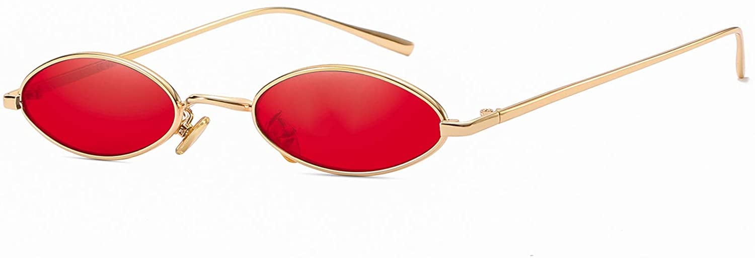 AOOFFIV Vintage Slender Oval Sunglasses ($8)