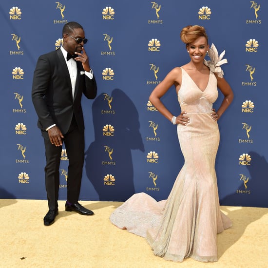 Sterling K. Brown and Ryan Michelle Bathe at the 2018 Emmys