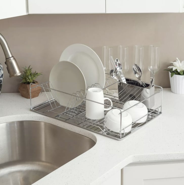 Home Basics Chrome Plated Steel Dish Rack With Tray The Best Home