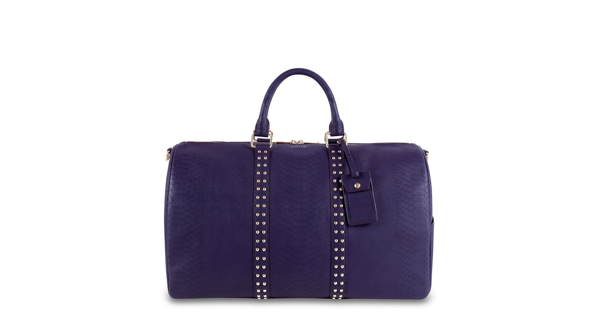 purple holdall