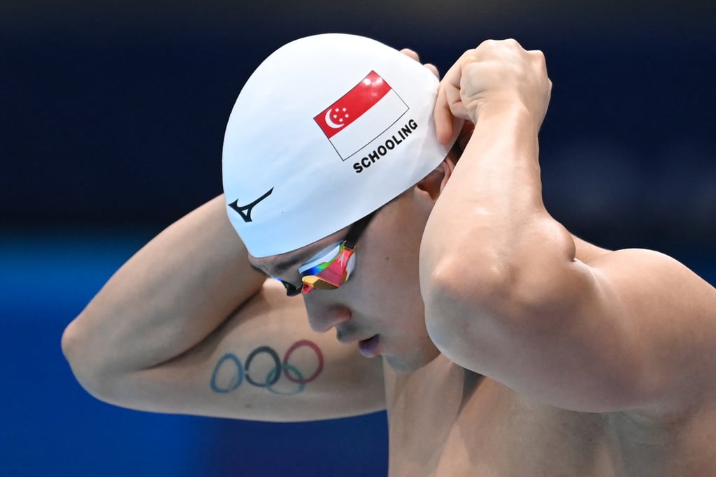 Singapore's Joseph Schooling's Olympic Rings Tattoo