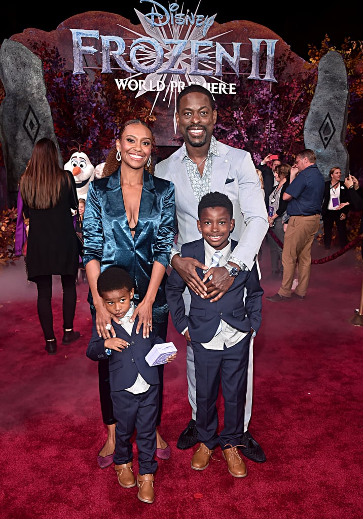 Sterling K. Brown and His Family at Frozen 2 Premiere