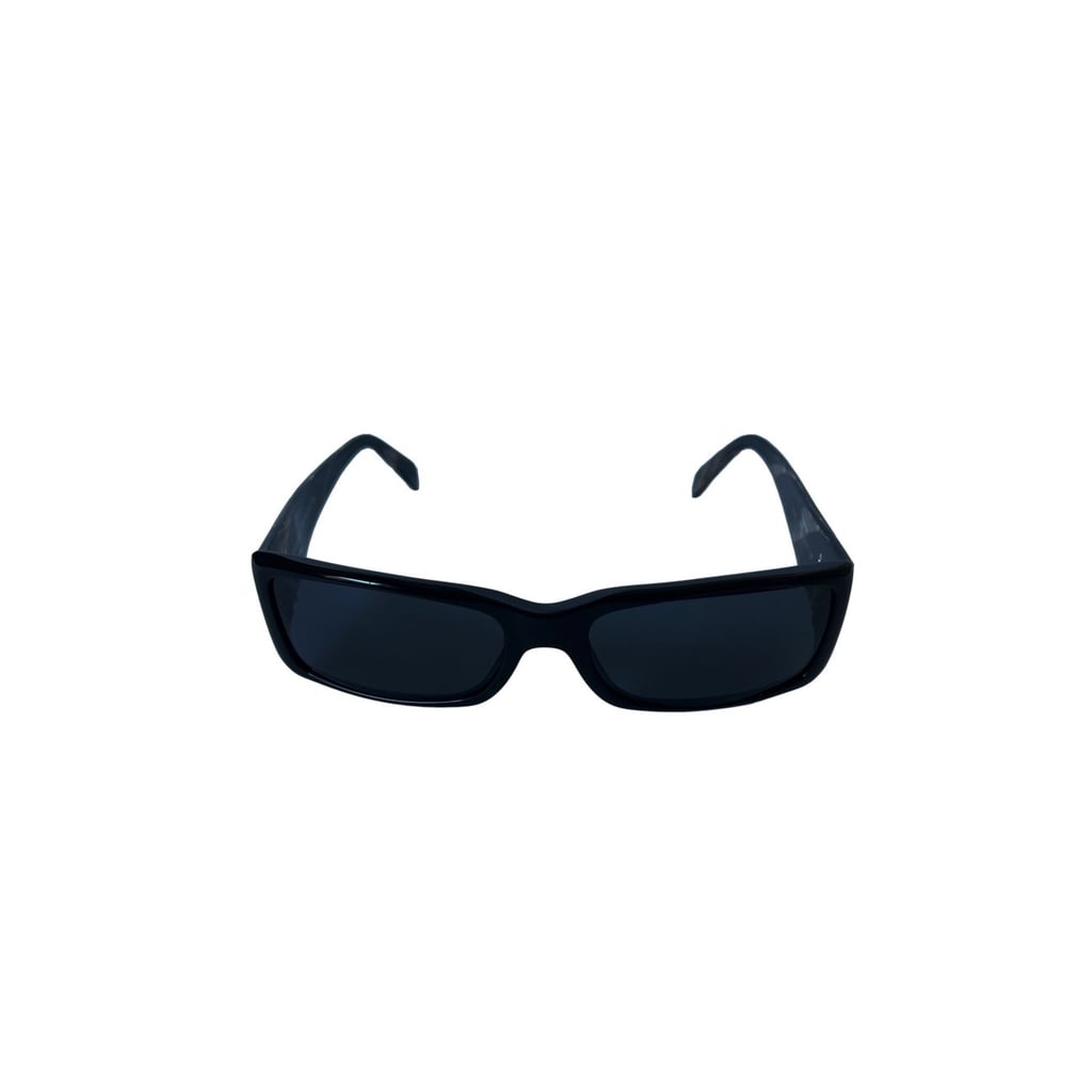 Chanel Vintage Black Logo Sunglasses
