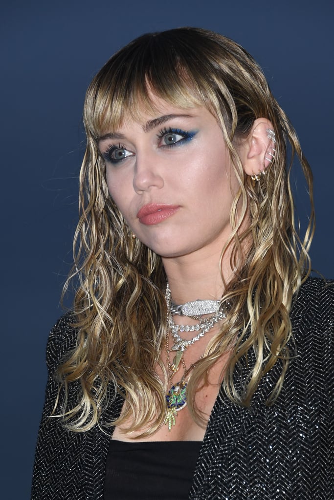 Miley Cyrus at Saint Laurent's Spring 2020 Menswear Runway Show in June 2019