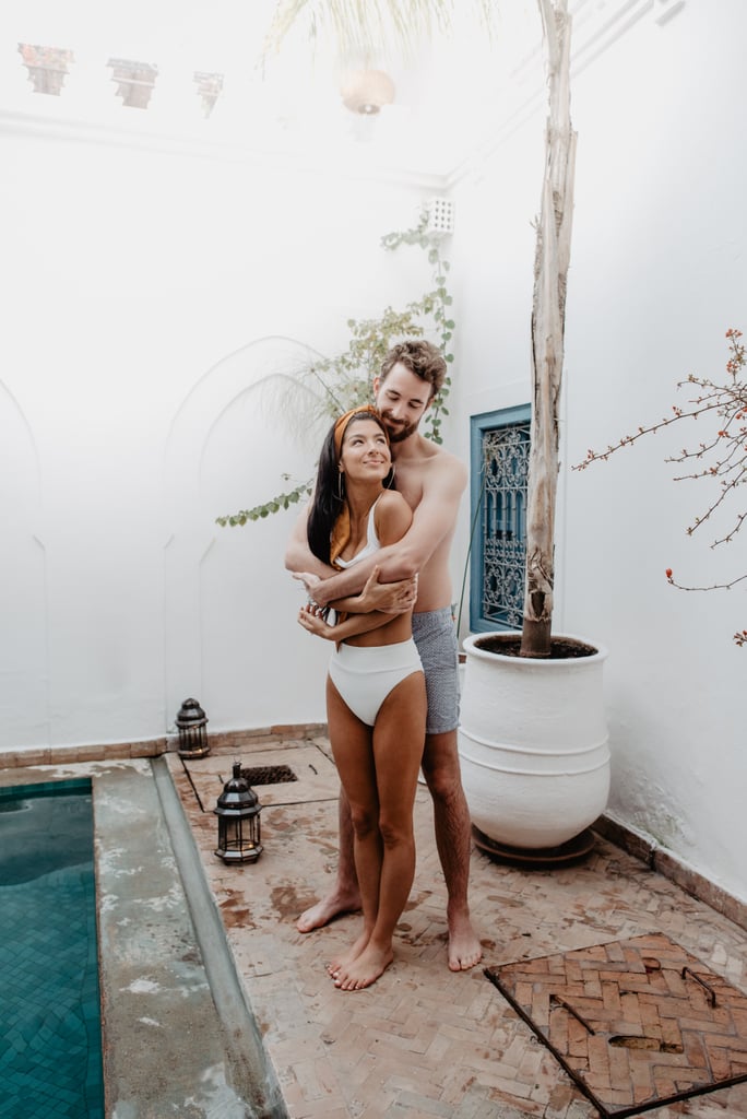 Sexy Moroccan Pool Couples Photo Shoot