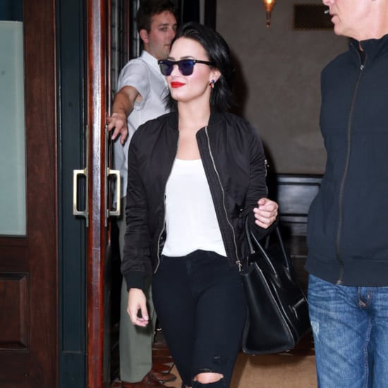 Demi Lovato Wears "Confident" Jacket in New York City