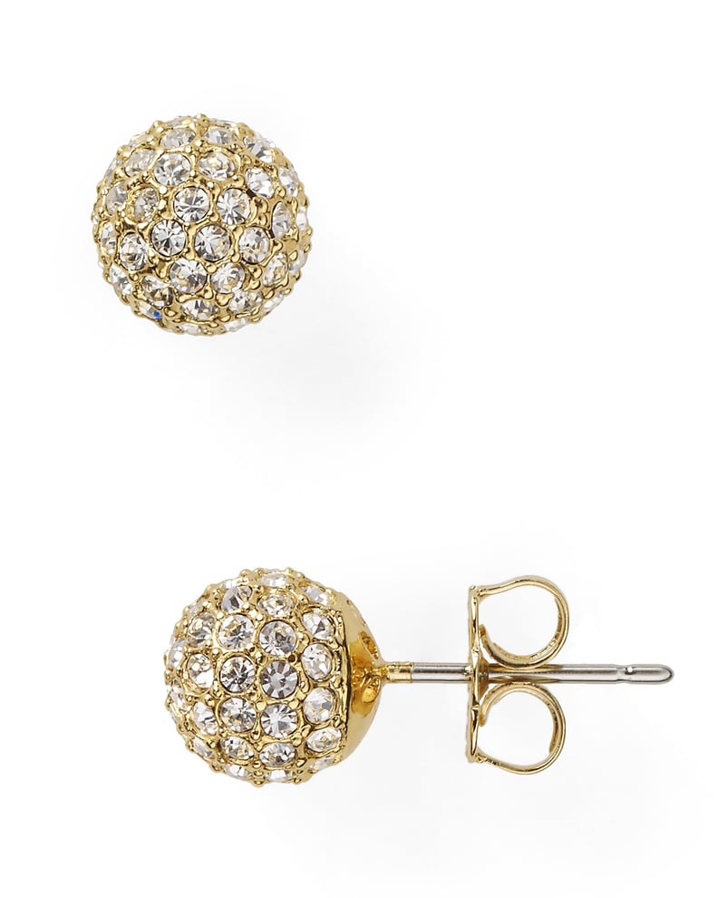 Nadri Crystal Ball Earrings