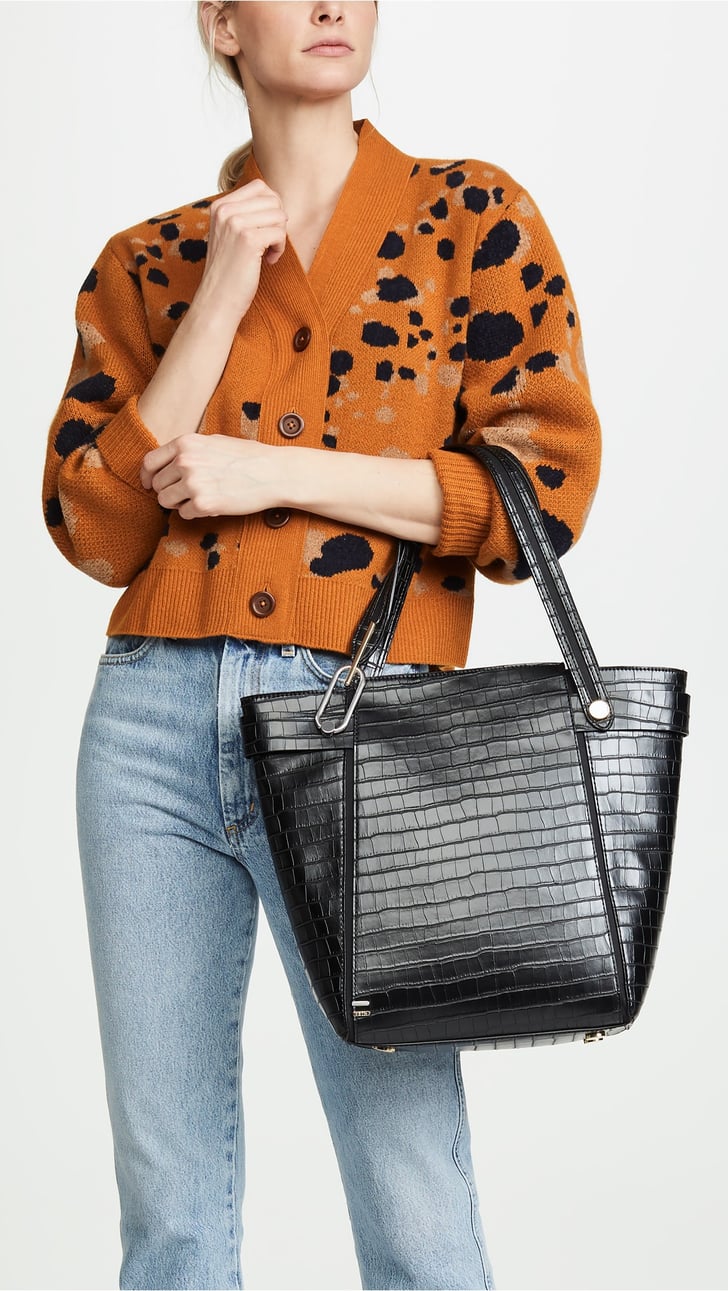 Clare V. Simple Stripe Nubuck Tote, $525, Nordstrom