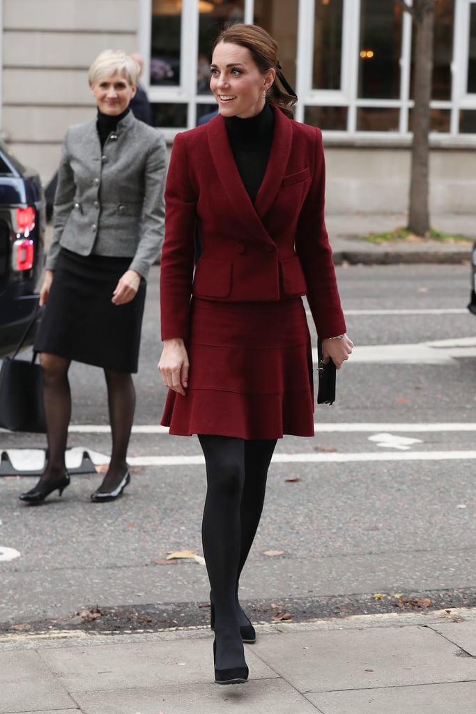 Kate Middleton Wearing Black Velvet Hair Bow