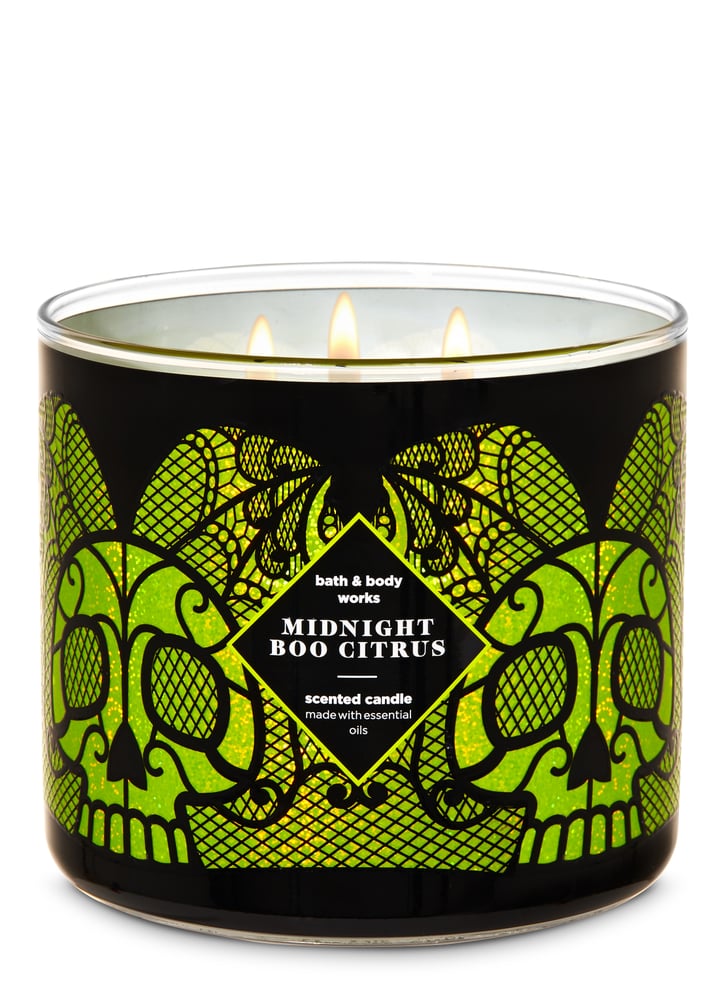 Bath & Body Works Midnight Boo Citrus 3Wick Candle Bath & Body Works Halloween Collection