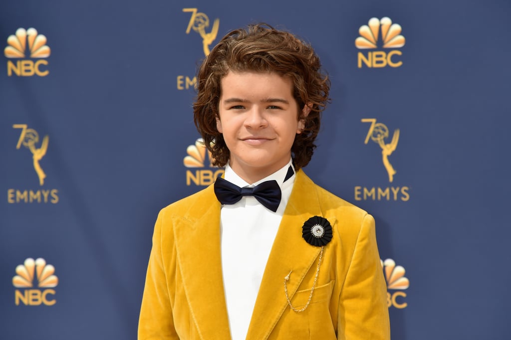 Joe Keery and Gaten Matarazzo at the Emmys 2018