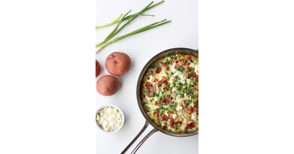 Bacon, Potato, and Feta Frittata Frittata Recipes POPSUGAR Food Photo 9