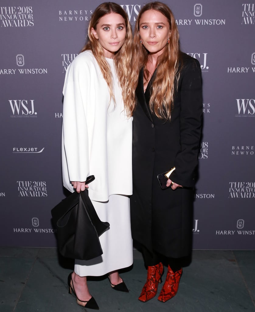 Mary-Kate and Ashley Olsen Shoes at WSJ Awards November 2018