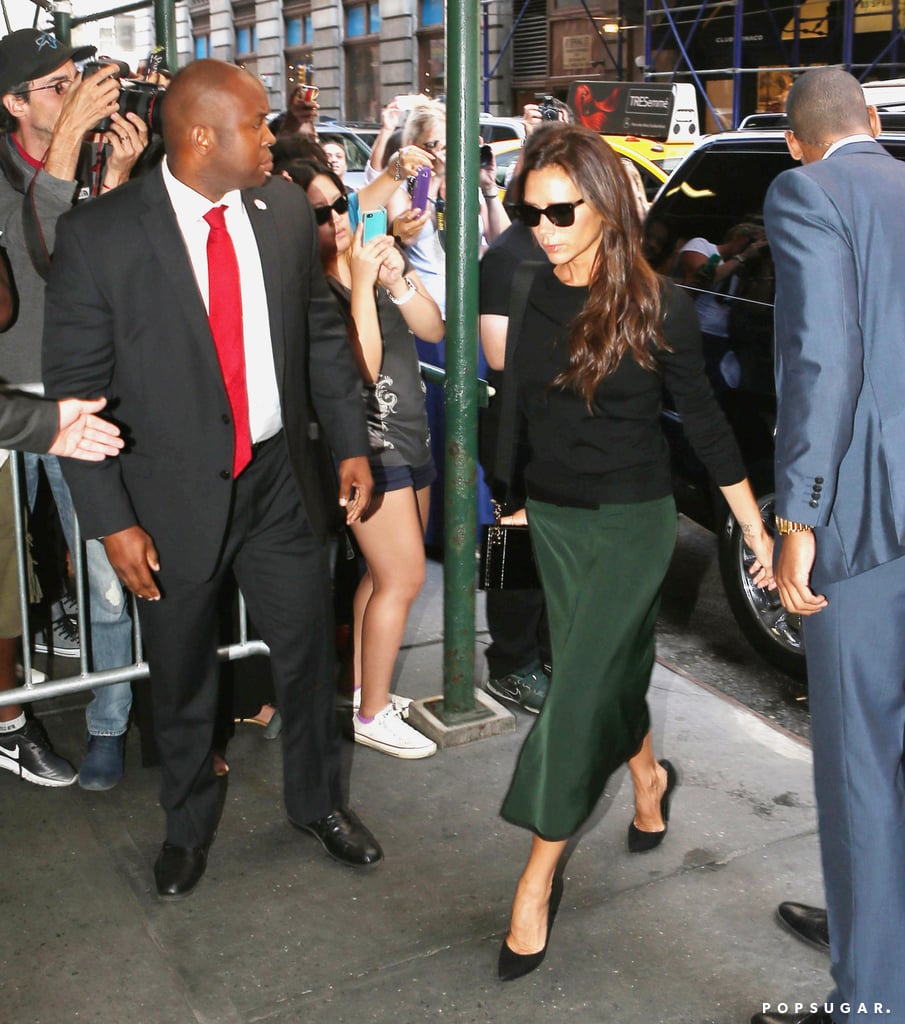 David and Victoria Beckham at New York Fashion Week 2014