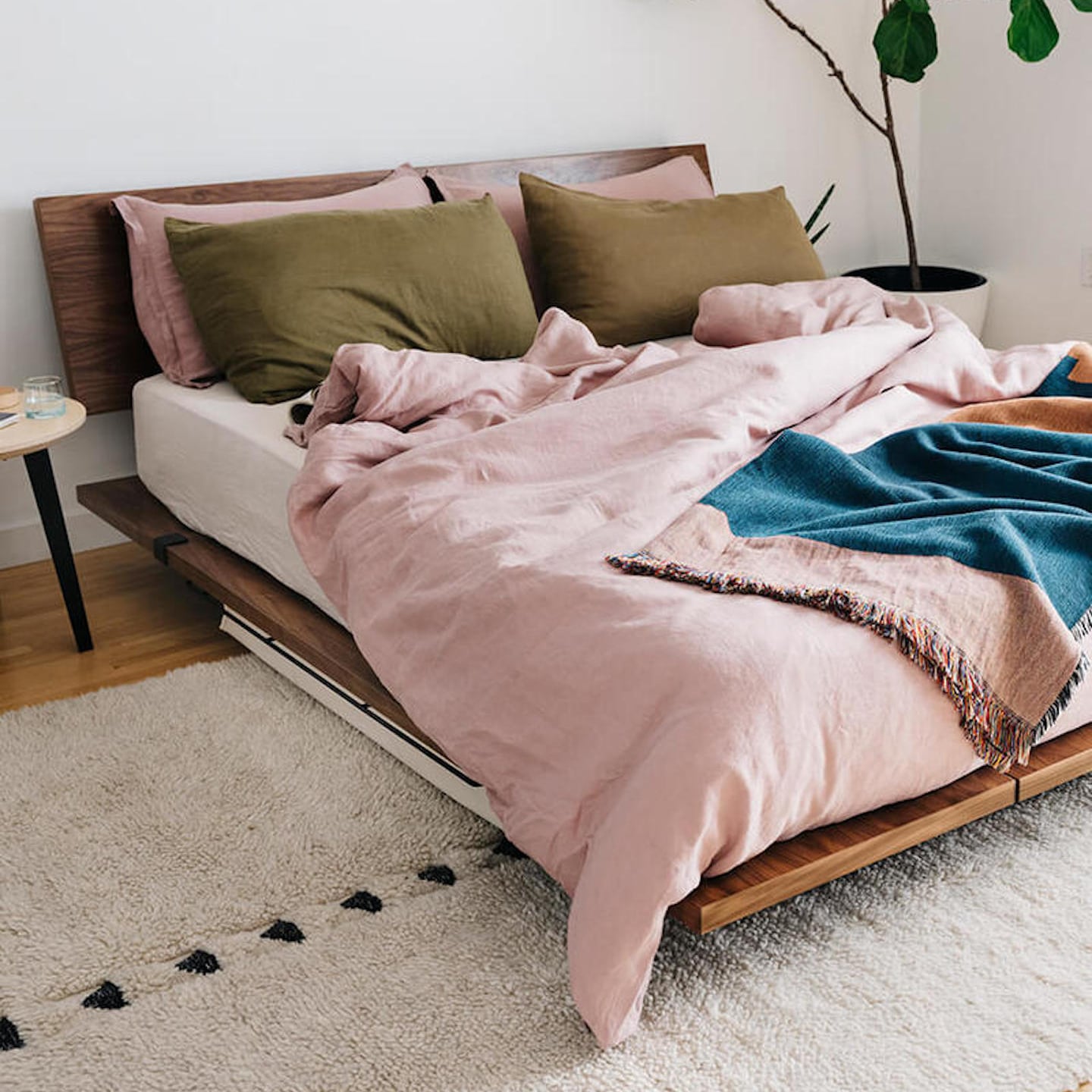 Walnut floyd bed discount