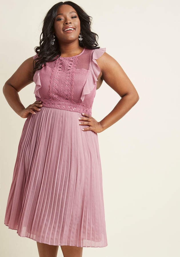 Ruffled in Florence Midi Dress in Heirloom