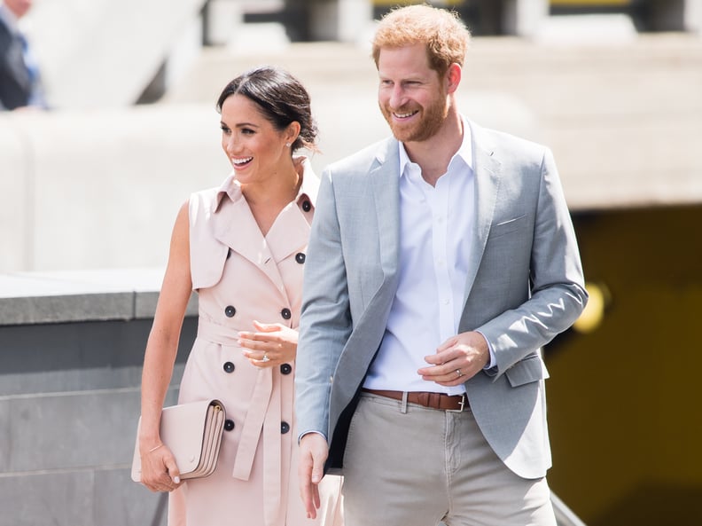 LONDON, ENGLAND - JULY 17:  Prince Harry, Duke of Sussex and Meghan, Duchess of Sussex visit The Nelson Mandela Centenary Exhibition at Southbank Centre on July 17, 2018 in London, England.  (Photo by Samir Hussein/Samir Hussein/WireImage)