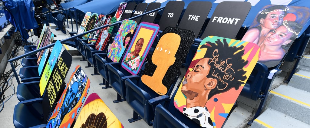 US Open 2020: Black Lives to the Front Art Installation