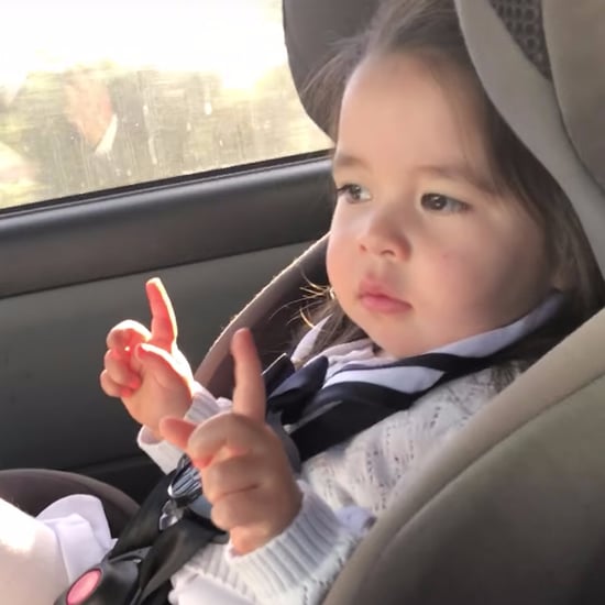 Toddler Waiting For the Beat to Drop on Bruno Mars Song