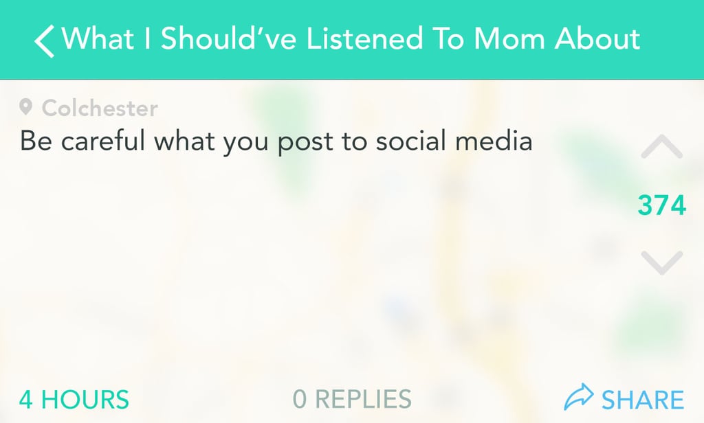 Learn what to post on social media.