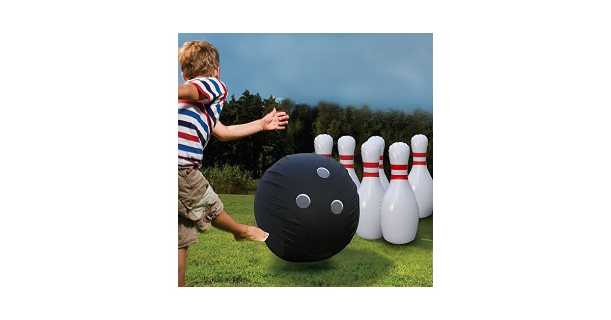 giant inflatable bowling set