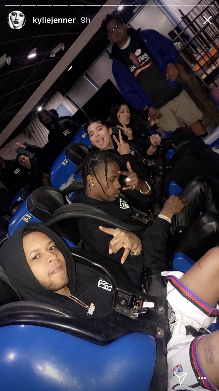 Travis Scott parties the night away at friends' birthday