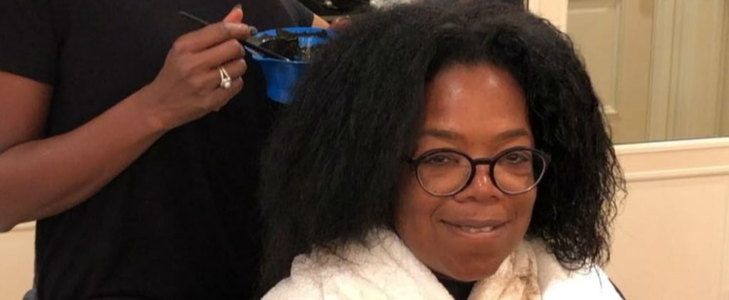 Oprah Dyeing Gray Hair Before the 2018 Golden Globes