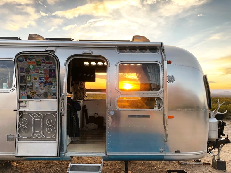 The Airstream Looks Pretty Dreamy at Golden Hour, Don't You Think?