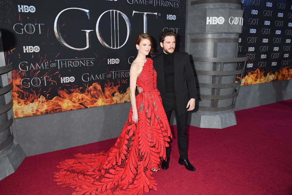 Kit Harington Rose Leslie at Game of Thrones Premiere 2019