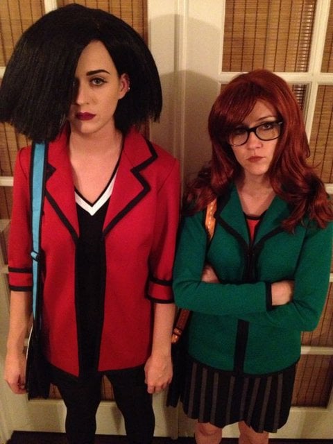Katy Perry and Shannon Woodward as Jane and Daria