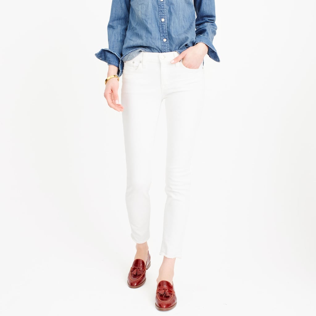 J.Crew Toothpick Jean in White ($115)