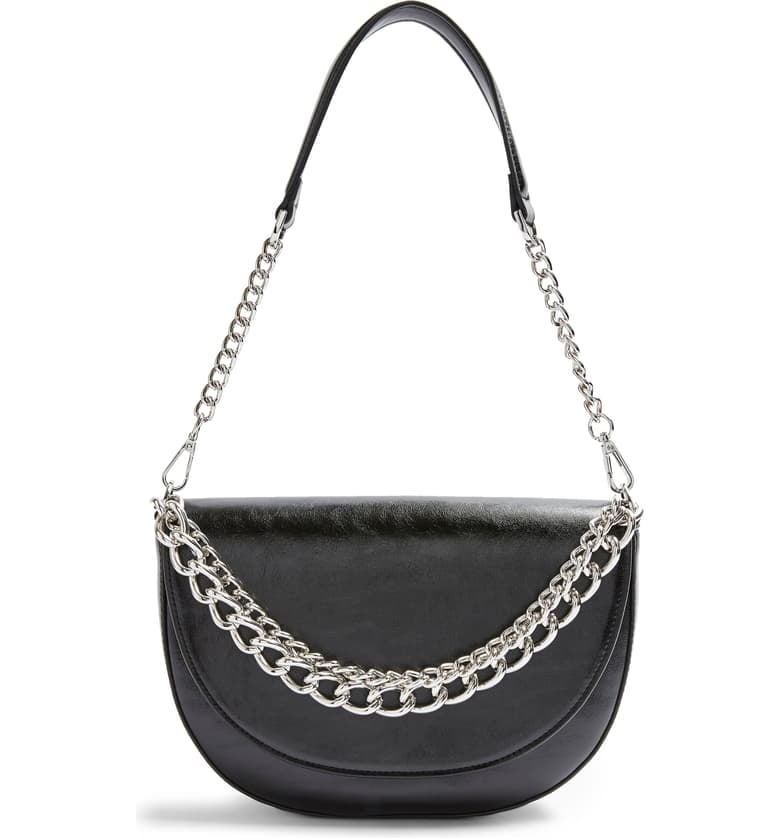 Topshop Spill Chain Shoulder Bag