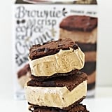 Brownie Crisp Coffee Ice Cream Sandwiches ($4)