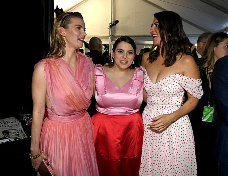 Betty Gilpin, Beanie Feldstein, and D'Arcy Carden at the 2020 Critics' Choice Awards