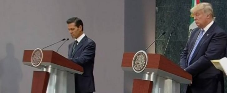 Donald Trump's Visit With Mexican President Pena Nieto
